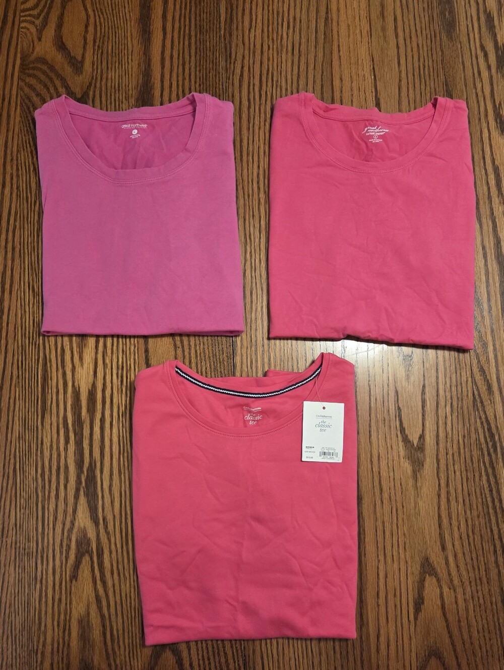 3 Pink T-Shirts